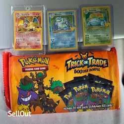 Charizard Blastoise Venusaur lot Pokemon Trick or Trade Booster Bundle pic actua - Image 1