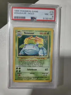 Pokemon Complete PSA8 Base Set Holo Collection In Display Case - Image 4