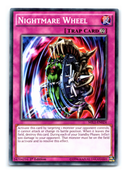 Nightmare Wheel - MIL1-EN024 - Common - 1st Edition - Yugioh - Image 1