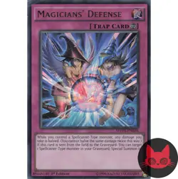Yugioh Magicians' Defense MVP1-EN028 Ultra Rare 1st Edition LP - Image 1