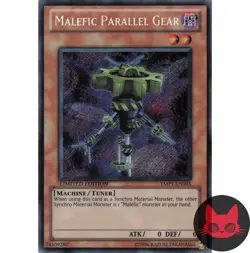 Yugioh Malefic Parallel Gear YMP1-EN003 Secret Rare Limited Edition MP - Image 1