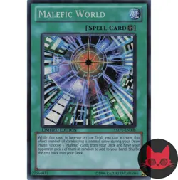 Yugioh Malefic World YMP1-EN008 Secret Rare Limited Edition LP - Image 1