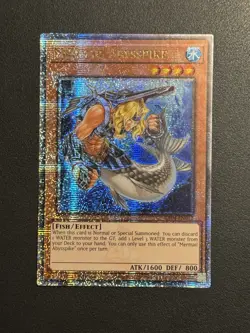 Mermail Abysspike 1st Edition Quarter Century Secret Rare RA04-EN012 Yu-Gi-Oh - Image 1