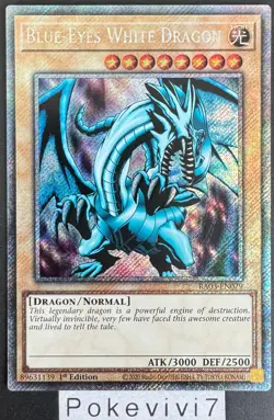 Carte YU-GI-OH! BLUE-EYES WHITE DRAGON RA03-EN079 PSR NEUF - Image 1