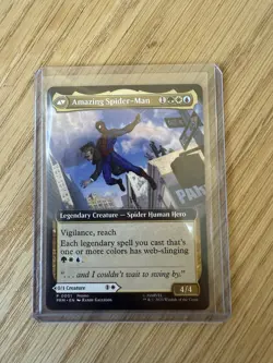 Magic the Gathering Peter Parker Spider-Man NYCC 2025 Exclusive PROMO Card MTG - Image 1