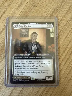 Magic the Gathering Peter Parker Spider-Man NYCC 2025 Exclusive PROMO Card MTG - Image 2