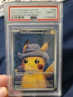2023 Pokemon SVP Pikachu Van Gogh Card GEM MT 10 - Image 1