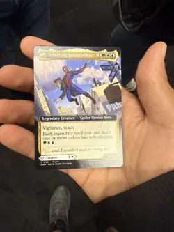 Magic the Gathering Peter Parker Spider-Man NYCC 2025 Exclusive PROMO Card MTG - Image 2