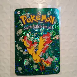 Moltres #146 - Vintage Vending Machine Prism Sticker 2000 - Pokemon Card - Image 1
