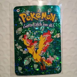 Moltres #146 - Vintage Vending Machine Prism Sticker 2000 - Pokemon Card - Image 3