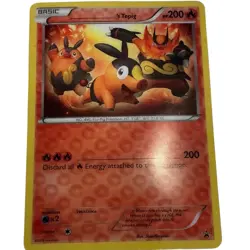 ‘s Tepig Box Jumbo Oversized Promo Pokemon Card Lenticular 3D 2011 - LP-NM - Image 1