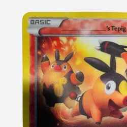 ‘s Tepig Box Jumbo Oversized Promo Pokemon Card Lenticular 3D 2011 - LP-NM - Image 4
