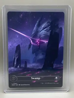 SWAMP #0264 Edge Of Eternities MTG Borderless Celestial Basic Land Card NM - Image 1