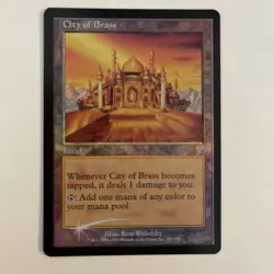 MTG City of Brass 7th Edition FOIL Magic The Gathering NM - Image 1