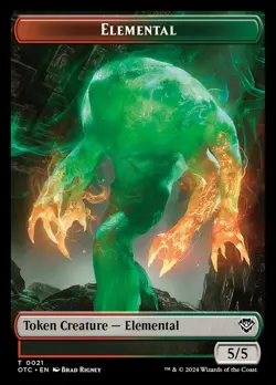 MTG Elemental // Angel ** TOTC Token ** English - Image 1