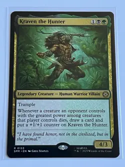 Kraven the Hunter 133 MTG Marvels Spider-Man 2025 Near Mint Non Foil Rare - Image 2