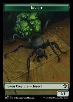MTG Insect // Elemental ** TOTC Token ** English - Image 1