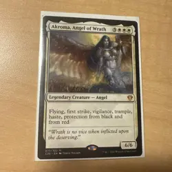 1x Akroma, Angel of Wrath NM-Mint, English Commander 2020 MTG Magic - Image 1