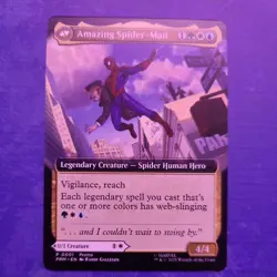 NYCC 2025 exclusive MTG Peter Parker Amazing Spider-man PROMO Magic Gathering - Image 2