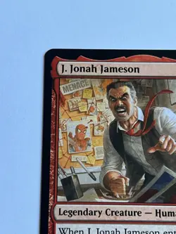 J Jonah Jameson 81 MTG Marvels Spider-Man 2025 Near Mint Non Foil Rare - Image 5