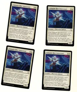 Set Of 4 Alabaster Host Intercessor #0003 Common March Of The Machine MTG Card - Image 1