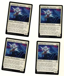 Set Of 4 Alabaster Host Intercessor #0003 Common March Of The Machine MTG Card - Image 3