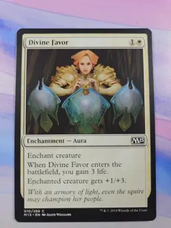 Magic the Gathering MTG 2015 Core Set | Divine Favor 010/269 - Image 1