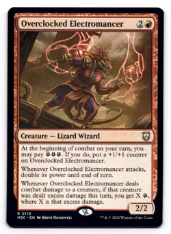 Overclocked Electromancer NM Commander: Modern Horizons 3 0110 MTG Regular - Image 1