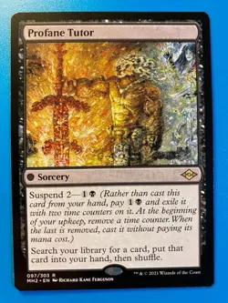 MTG 1x Profane Tutor # 97 Modern Horizons 2 Magic the Gathering Card x1 NM - Image 1