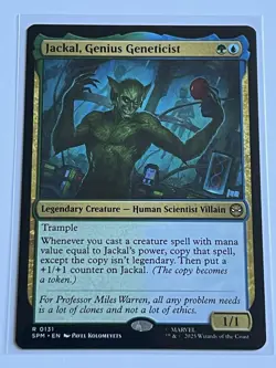 Jackal Genius Geneticist 131 MTG Marvels Spider-Man 2025 Near Mint Non Foil Rare - Image 2