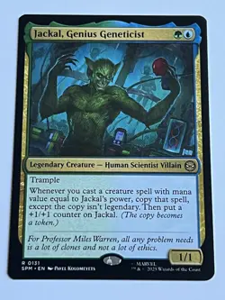 Jackal Genius Geneticist 131 MTG Marvels Spider-Man 2025 Near Mint Non Foil Rare - Image 4
