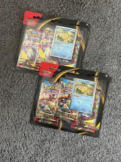 Pokemon TCG: Mega Evolution - 2 x Blister 3 Pack - Psyduck - Sealed - In Hand - Image 1
