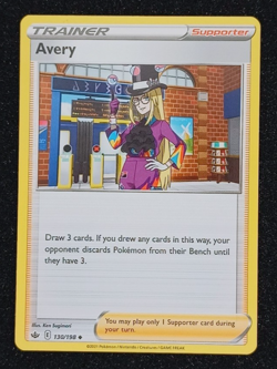 4x Avery 130/198 Chilling Reign Pokemon TCG Trainer PLAYSET - Image 1