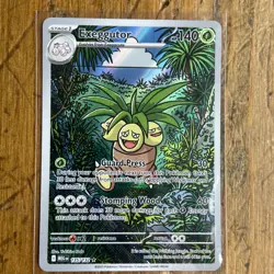 Pokemon Mega Evolution Exeggutor Illustration Rare 135/132 English - Image 1