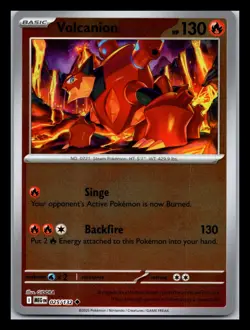 Volcanion - 025/132 - Reverse Holo - Pokemon Mega Evolution - Image 1