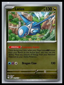 Latios 101/132 Reverse Holo Uncommon Mega Evolution Pokemon TCG - Image 1