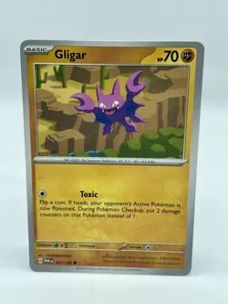 Gligar 091/182 Paradox Rift Non-Holo Pokemon TCG Mint Unplayed - Image 1