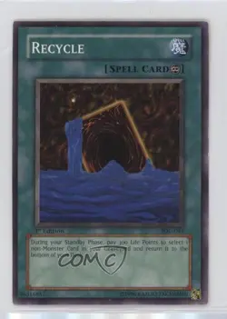 Recycle 1st Ed. YuGiOh Invasion of Chaos #IOC-041 2004 - Image 1