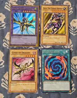 Gaia the Dragon Champion + Polymerization + Curse of Dragon + Gaia Yugioh Set - Image 1