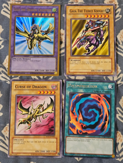 Gaia the Dragon Champion + Polymerization + Curse of Dragon + Gaia Yugioh Set - Image 2
