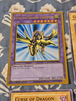 Gaia the Dragon Champion + Polymerization + Curse of Dragon + Gaia Yugioh Set - Image 3
