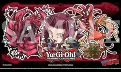 YuGiOh Playmat Exclusive AKIZA BLACKROSE DRAGON 2025 NYCC Exclusive PRESALE - Image 1