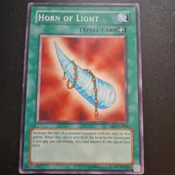 Yugioh! Horn of Light - DB1-EN004 - Common - Unlimited Edition MP TCG CCG - Image 1