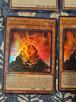 Red-Eyes Black Dragon x3 LC01 + The Black Stone of Legend x3 LDK2 Yugioh - Image 5