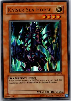 Yugioh Kaiser Sea Horse SKE-015 Unlimited Ed Ultra Rare NM - Image 1