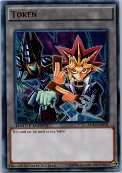 Yugioh Token: Yugi LDK2-ENT01 Limited Ed Ultra Rare MP - Image 1