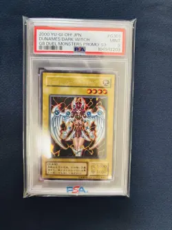 PSA9 Yugioh G3-01 Dunames Dark Witch Secret GB Promo Japanese 2000 - Image 1