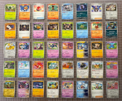 Pokemon Surging Sparks Common Uncommon Lot - All Unique - 40 Cards - Image 1