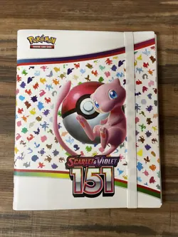 Pokemon Scarlet & Violet 151 - Mew Binder - Binder Only NO CARDS - Image 1