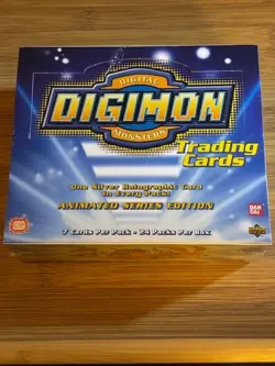 1999 Upper Deck Digimon Sealed Booster Box (Gold Prism Cards Possible)- Series 1 - Image 4